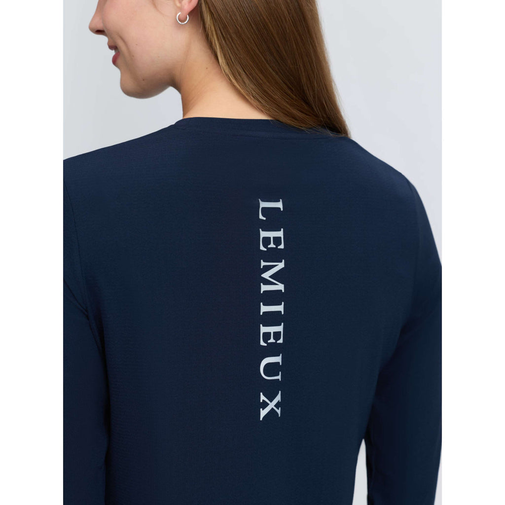 LeMieux Baselayer Sports Tee Mangas Largas Navy