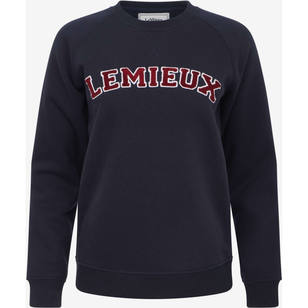 LeMieux Suéter Vida Varsity Crew Neck Navy