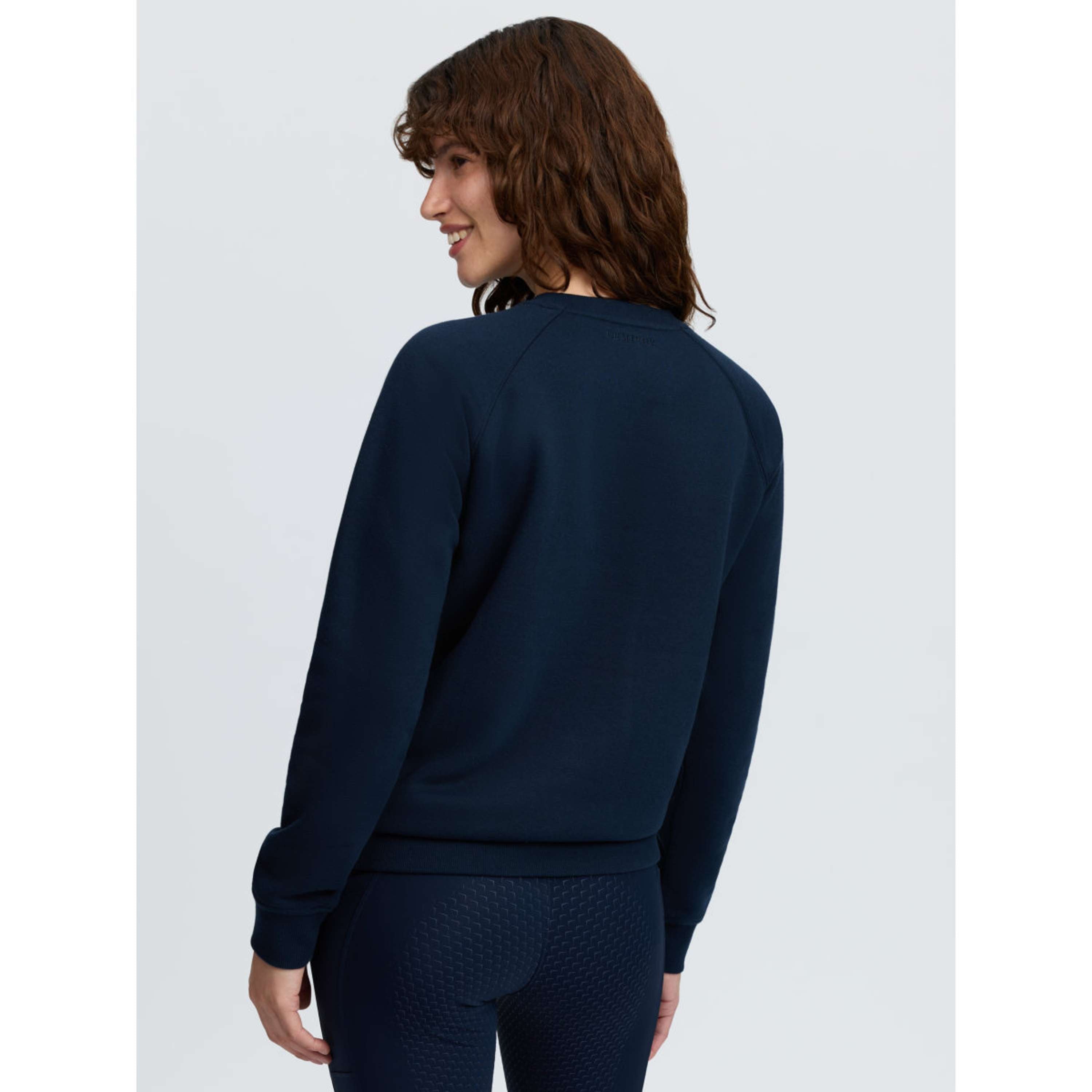 LeMieux Suéter Vida Varsity Crew Neck Navy