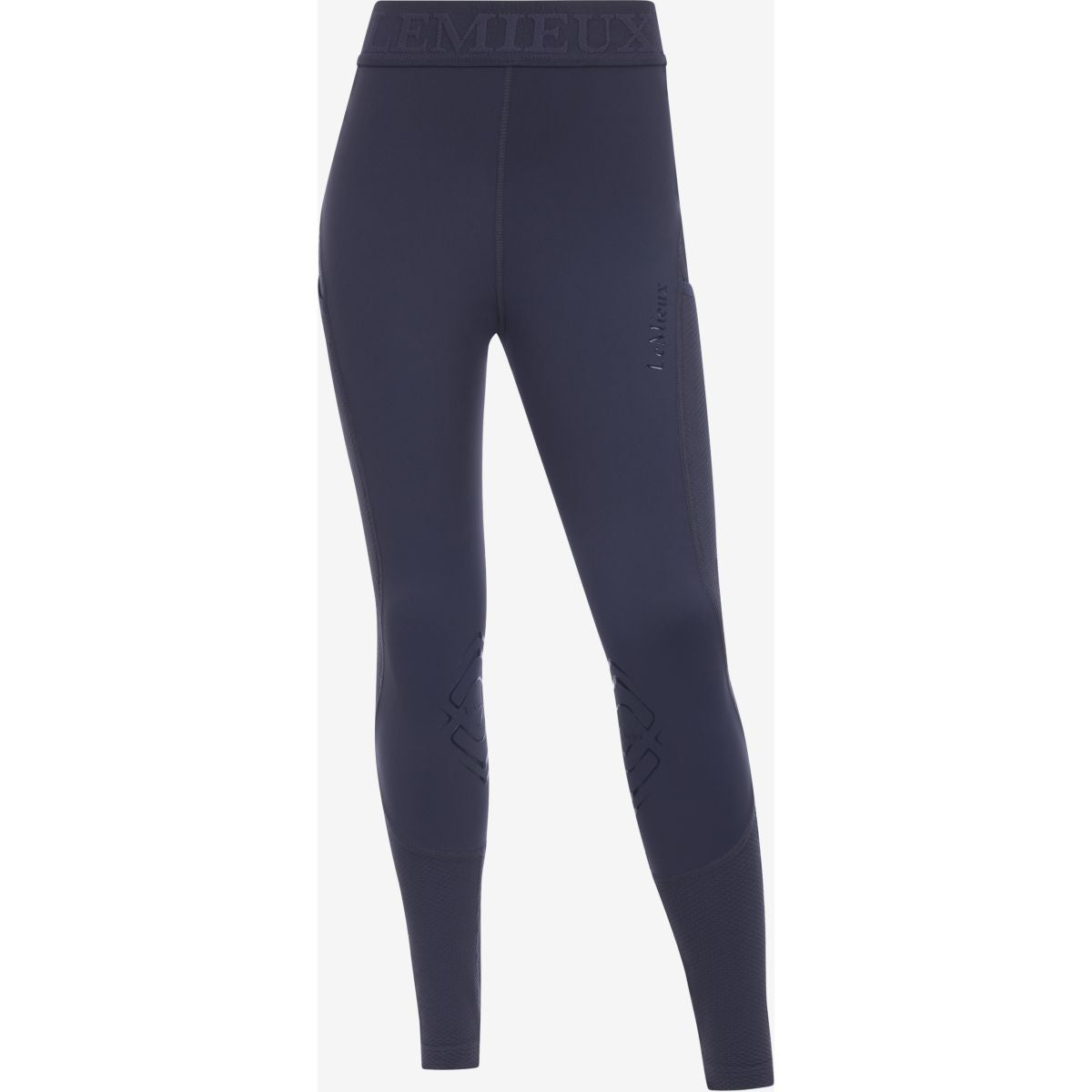 LeMieux Legging de Equitación Lizzie Mesh Niños Azul Crepuscular