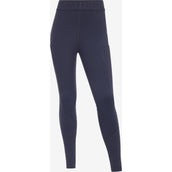 LeMieux Legging de Equitación Lizzie Mesh Niños Azul Crepuscular