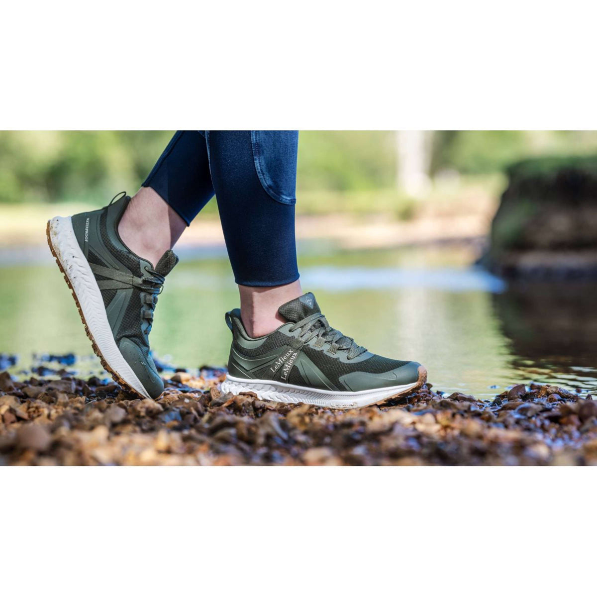 LeMieux Zapatos Trax Impermeable Khaki