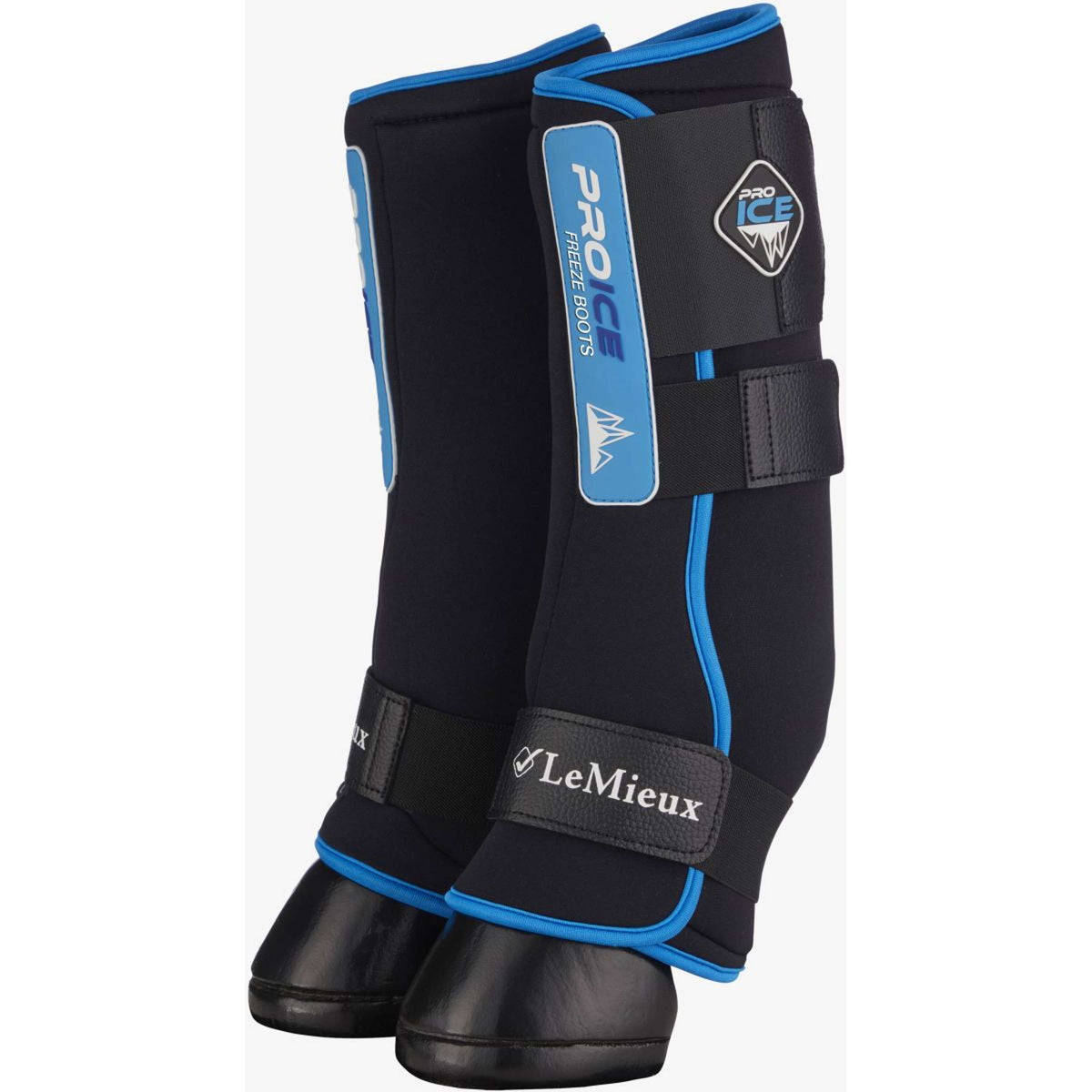 LeMieux Protectores de piernas Freeze Therapy Negro