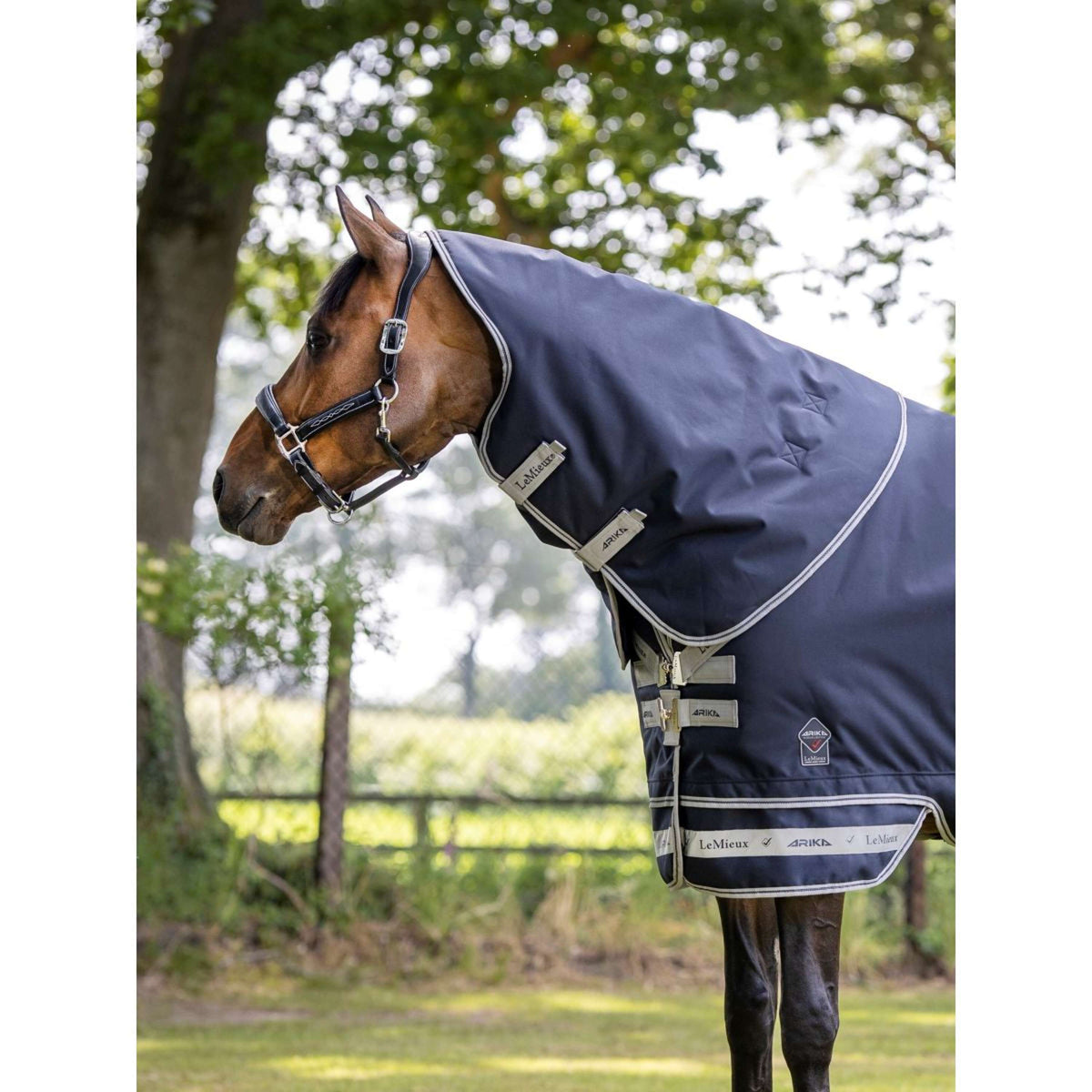 LeMieux Alfombra de Exterior Arika Storm-Tek 50g Navy