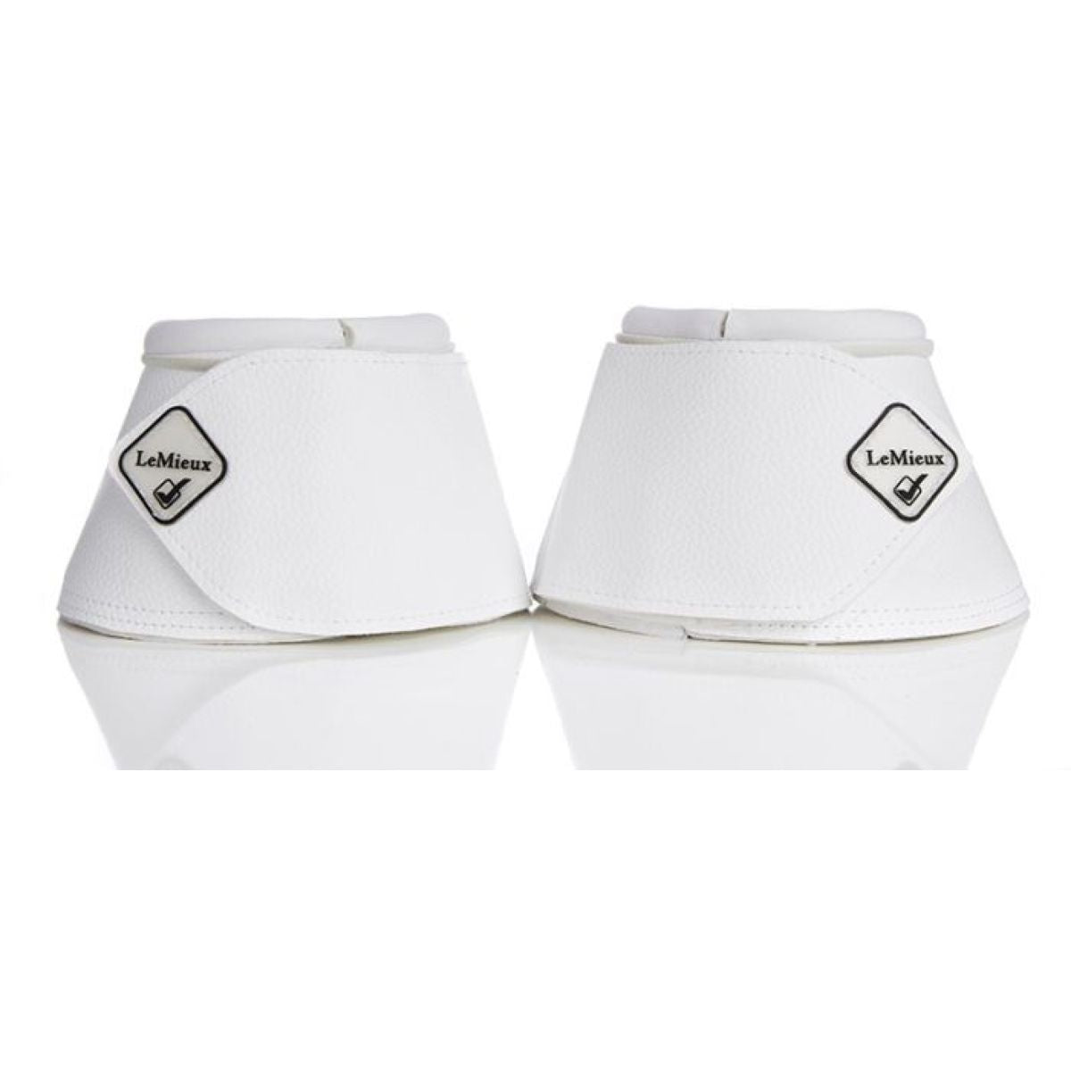 LeMieux Botas de Campana WrapRound Español: Piel de Oveja Blanco
