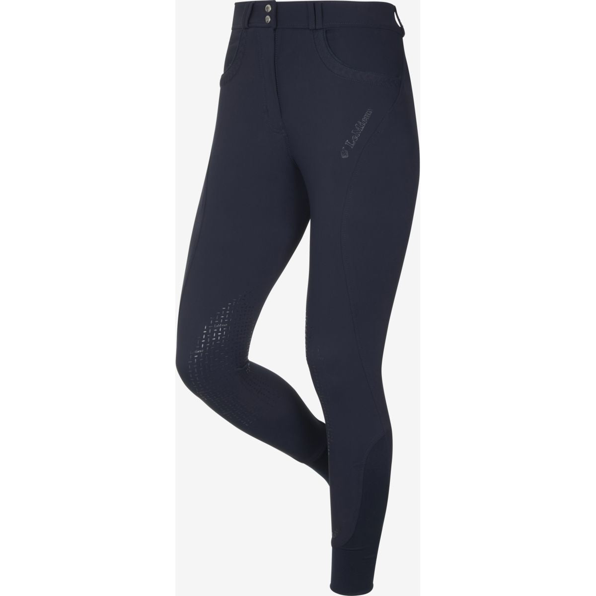 LeMieux Pantalones Amara II Knee Grip Navy