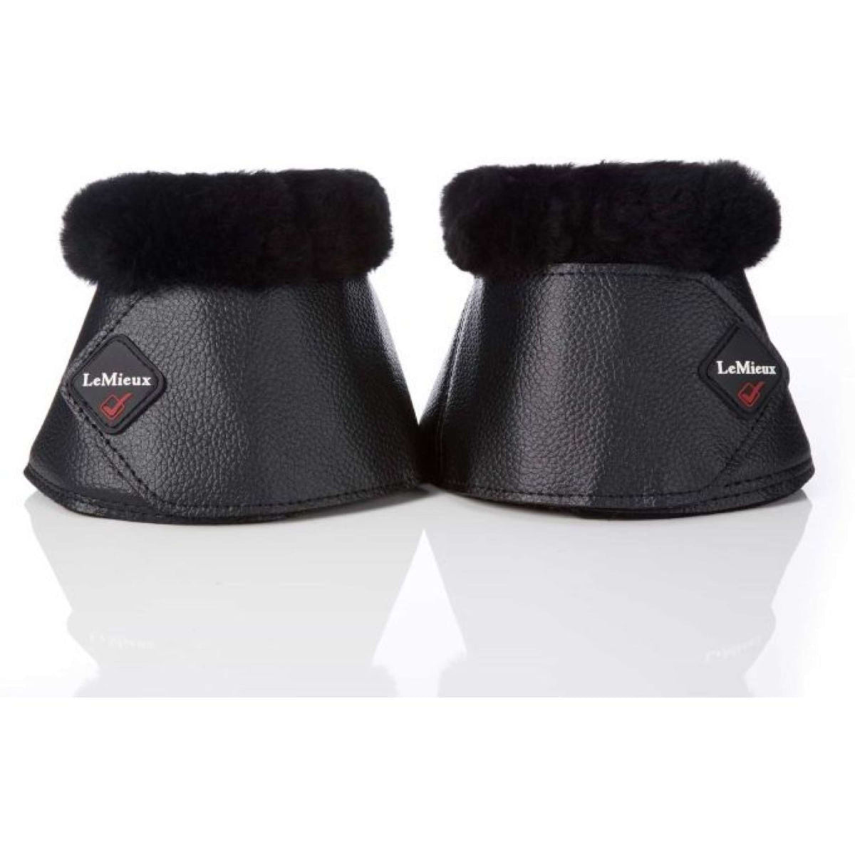 LeMieux Botas de Campana WrapRound Español: Piel de Oveja Negro