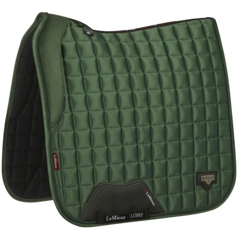 LeMieux Mantilla Loire Memory Satin Square Doma Verde cazador LeMieux Mantilla Loire Memory Satin Square Doma Verde cazador
