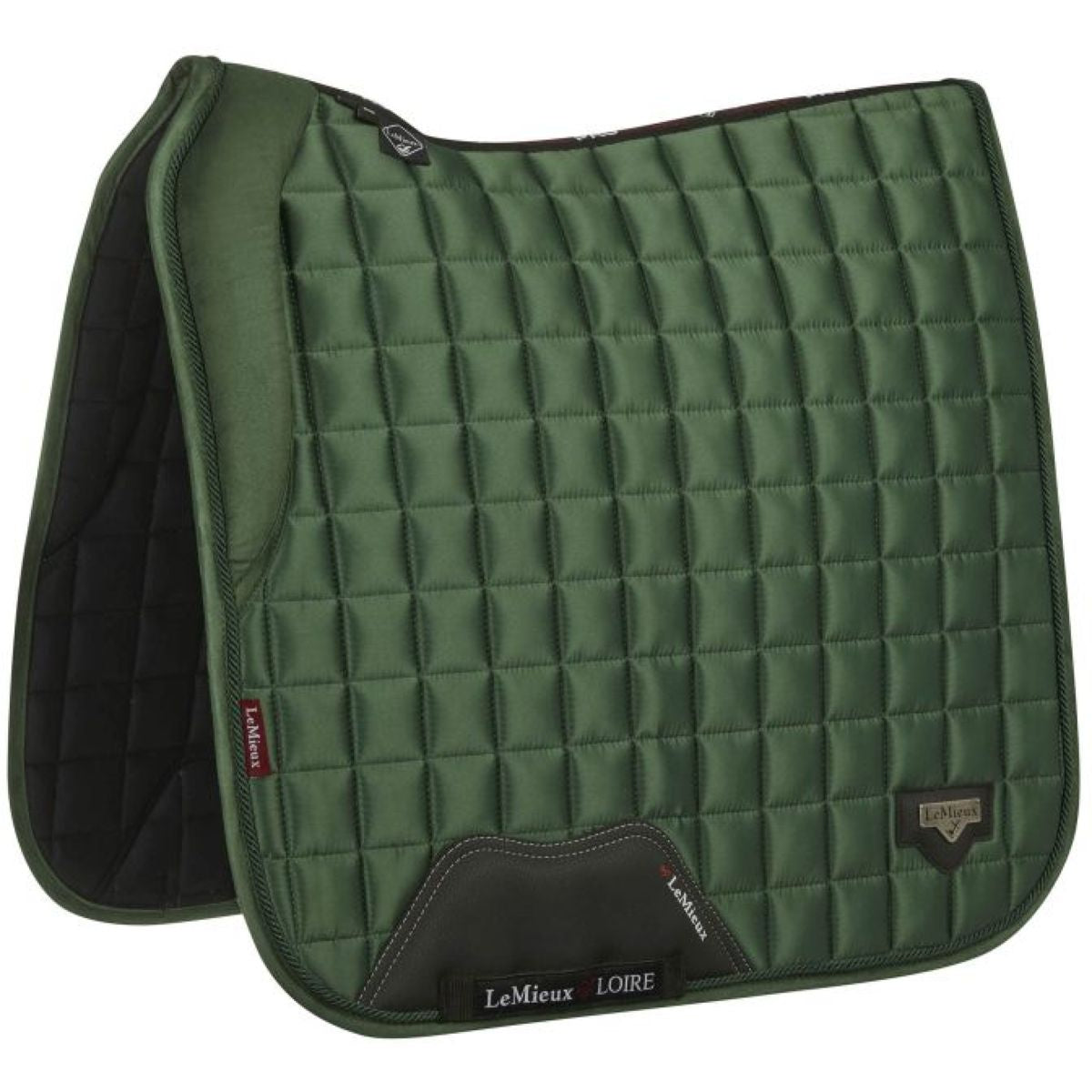 LeMieux Mantilla Loire Memory Satin Square Doma Verde cazador