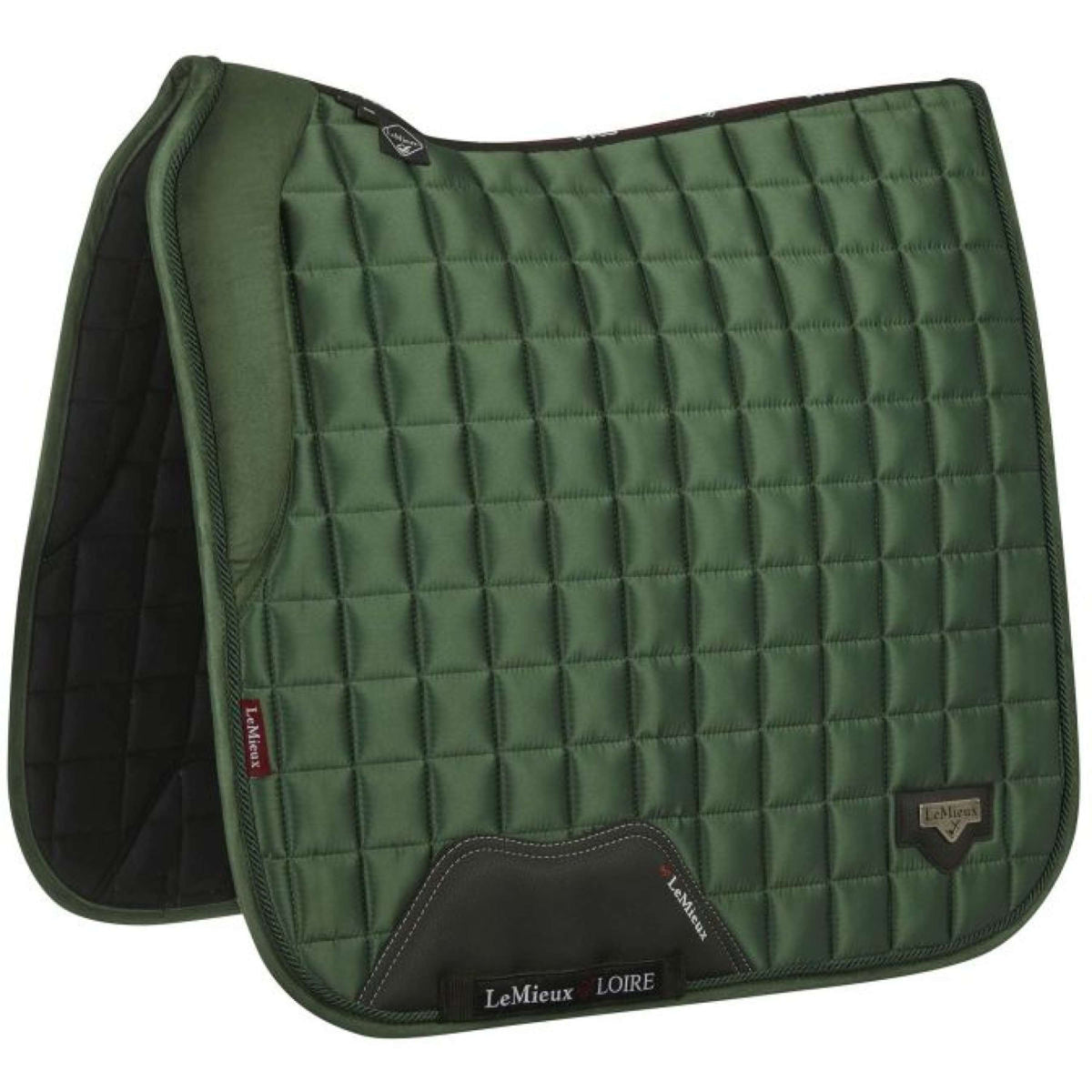 LeMieux Mantilla Loire Memory Satin Square Doma Verde cazador