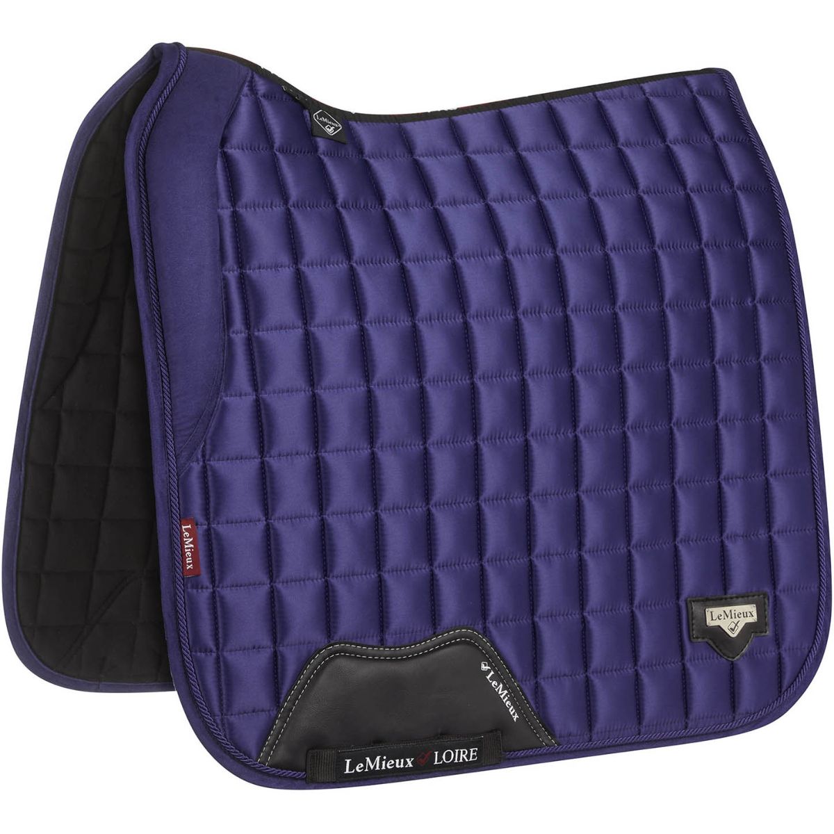 LeMieux Mantilla Loire Memory Satin Square Doma Ink Blue