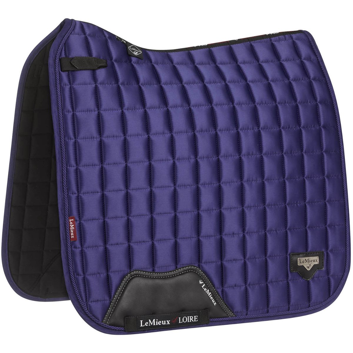 LeMieux Mantilla Loire Memory Satin Square Doma Ink Blue