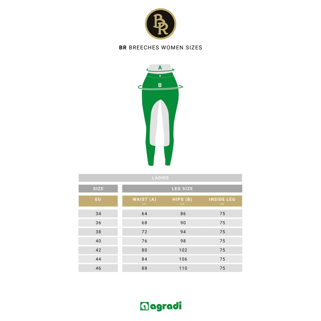 BR Legging de Equitación CLX Full Grip Meteorite