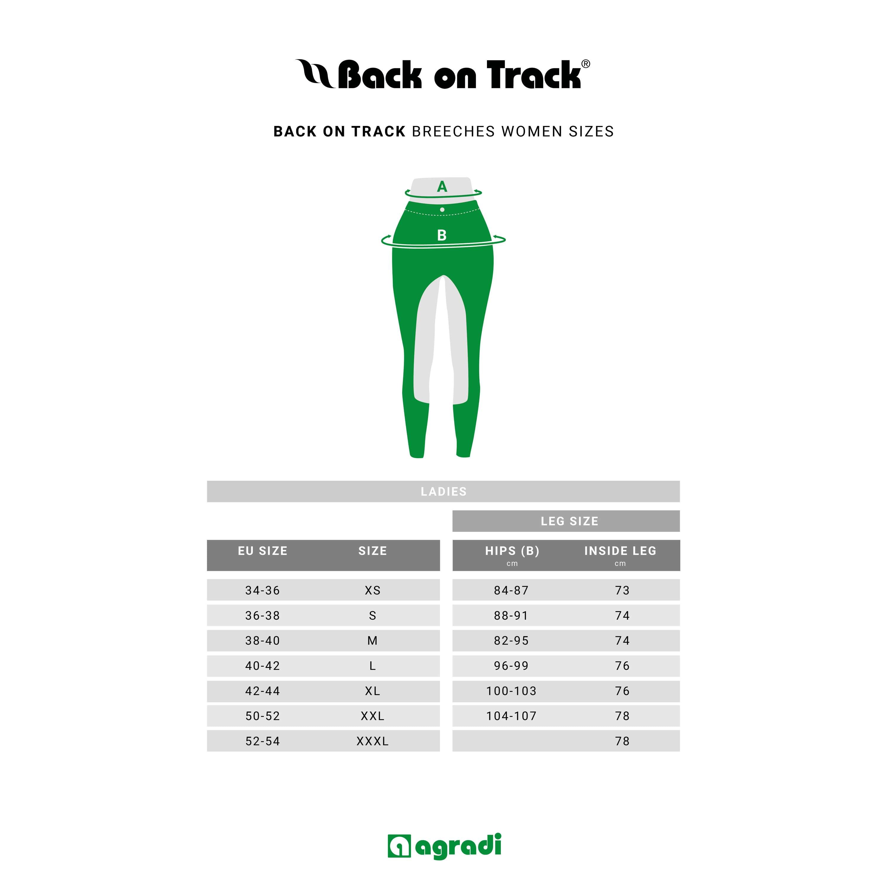 Back on Track Pantalón de Equitación Julia Full Grip Gris