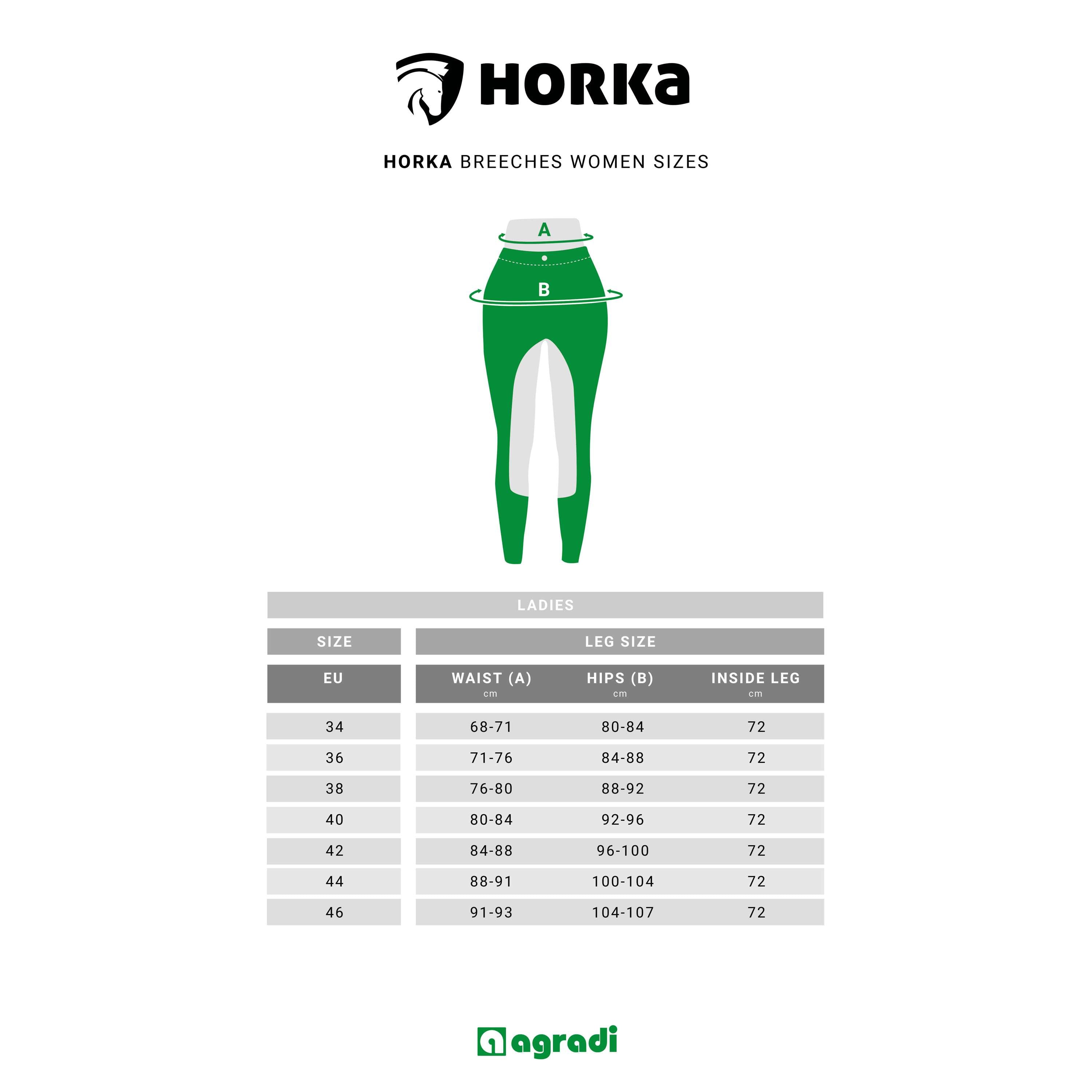HORKA Pantalón de Equitación Annalise Negro