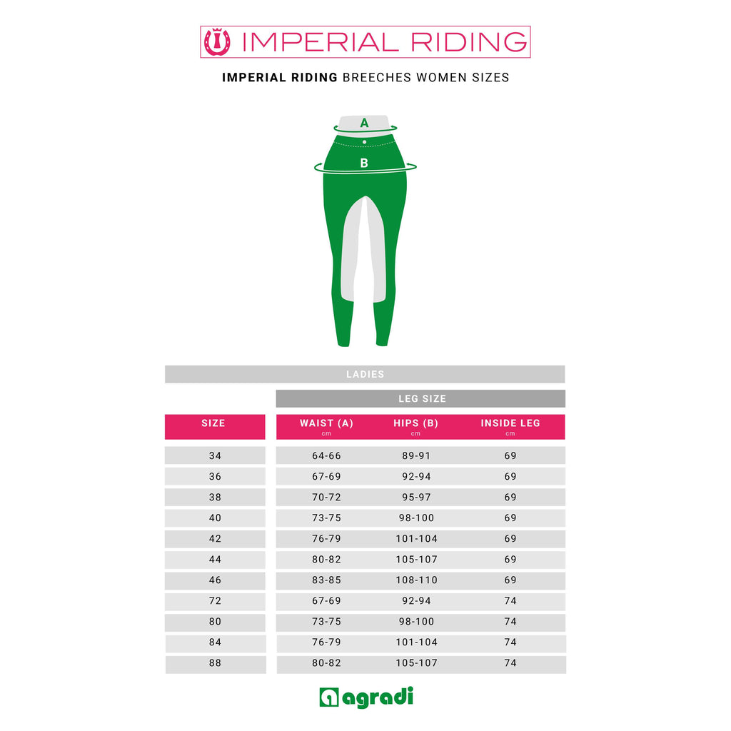 Riding World Pantalón de Equitación Memphis Mujer Negro