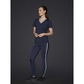 Mountain Horse Legging de Equitación Active Stripe Grip HF Navy