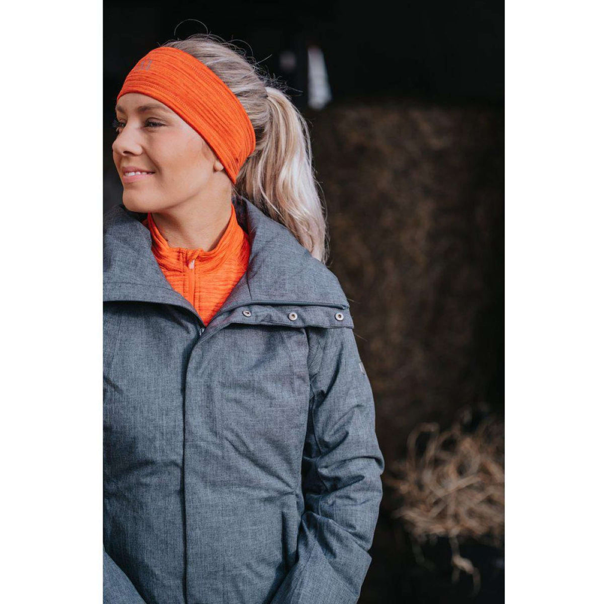 Mountain Horse Parka Alicia Mujer Gris Melange