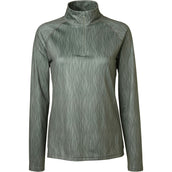 Mountain Horse Camisa Cleo Tech Top Mangas Largas Damas Negro