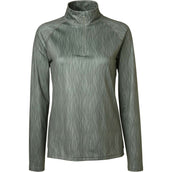Mountain Horse Camisa Cleo Tech Top Mangas Largas Damas Negro