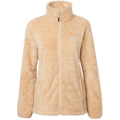 Mountain Horse Sudadera con capucha y cremallera Fuzzy Fleece Beige Dorado