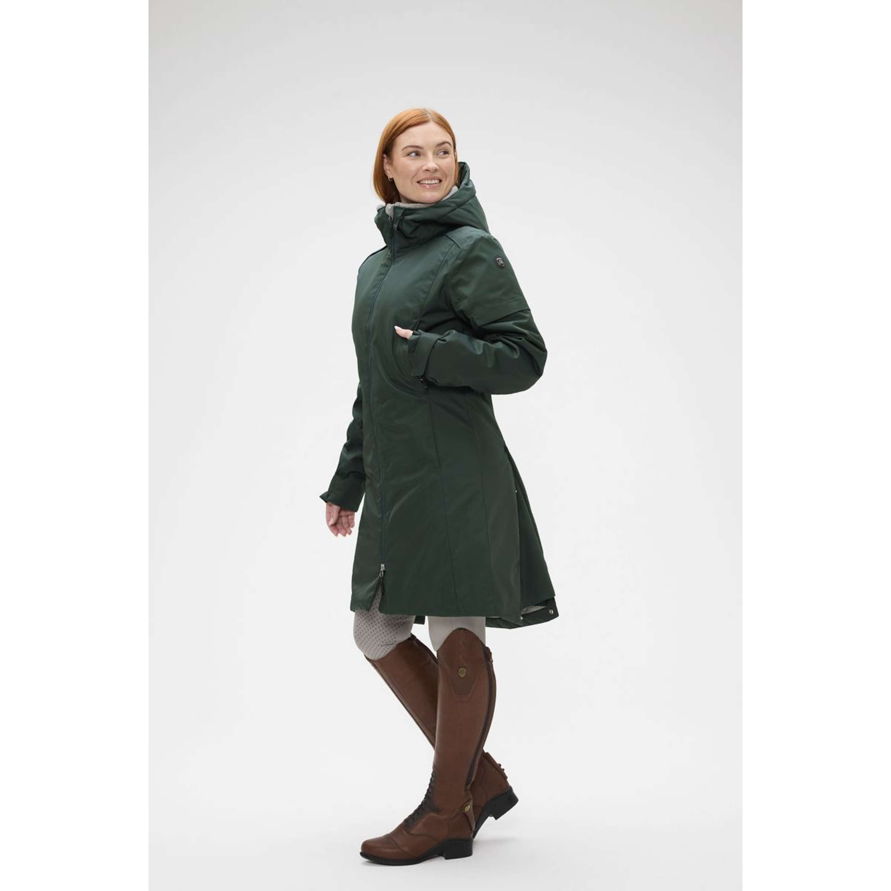 Mountain Horse Parka Grace Verde oscuro