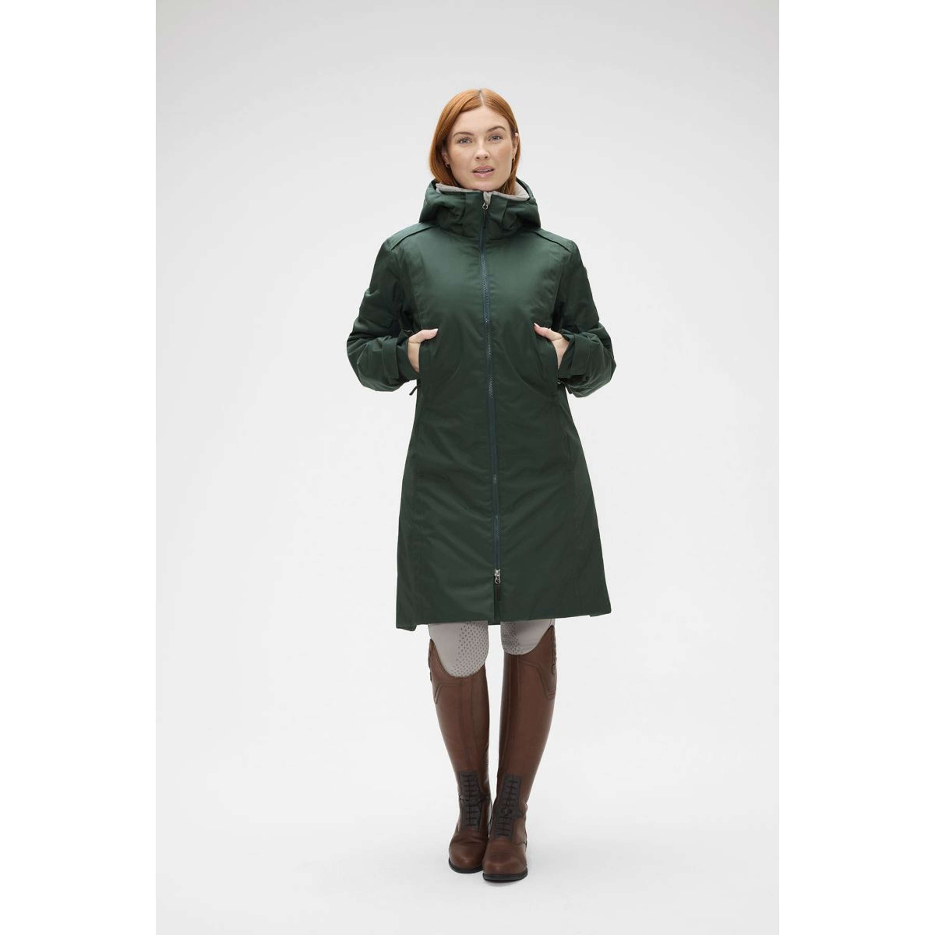 Mountain Horse Parka Grace Verde oscuro