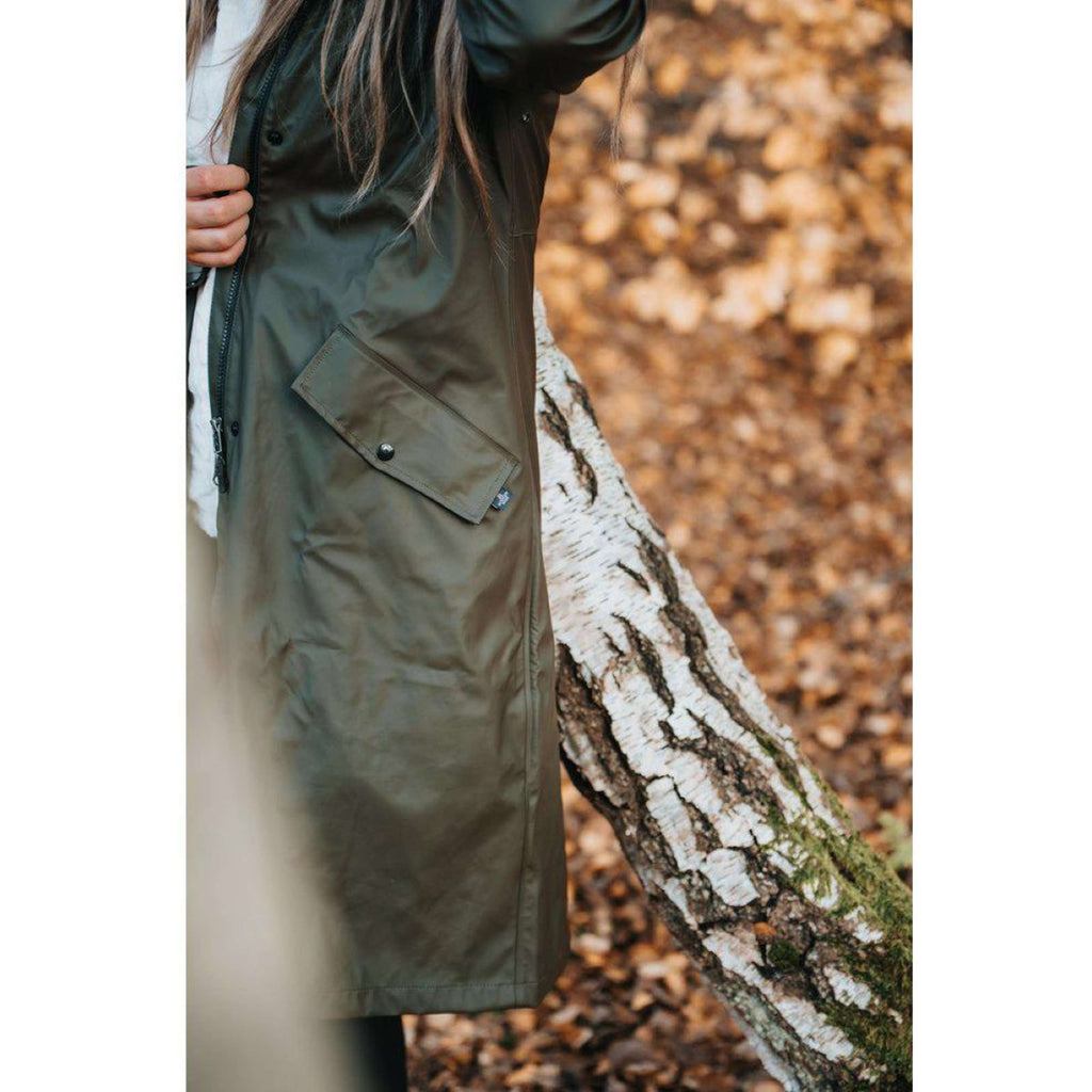 Mountain Horse Abrigo de lluvia Mindy Verde Oscuro