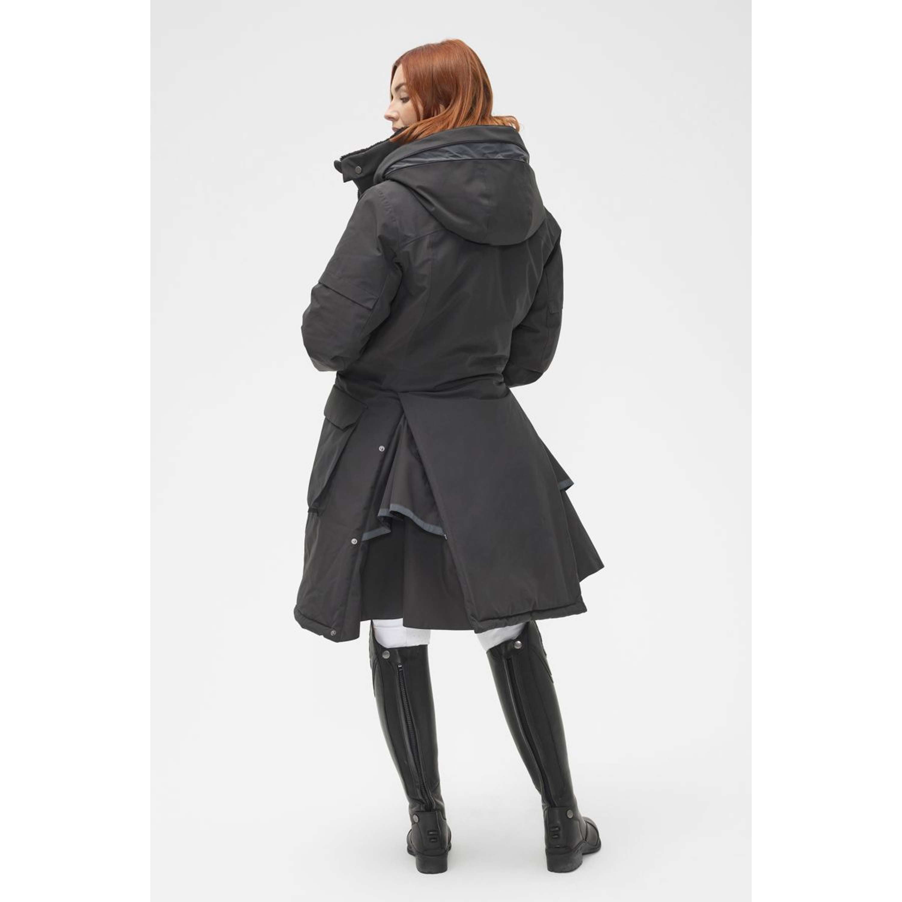 Mountain Horse Abrigo Largo Saga Onyx Black