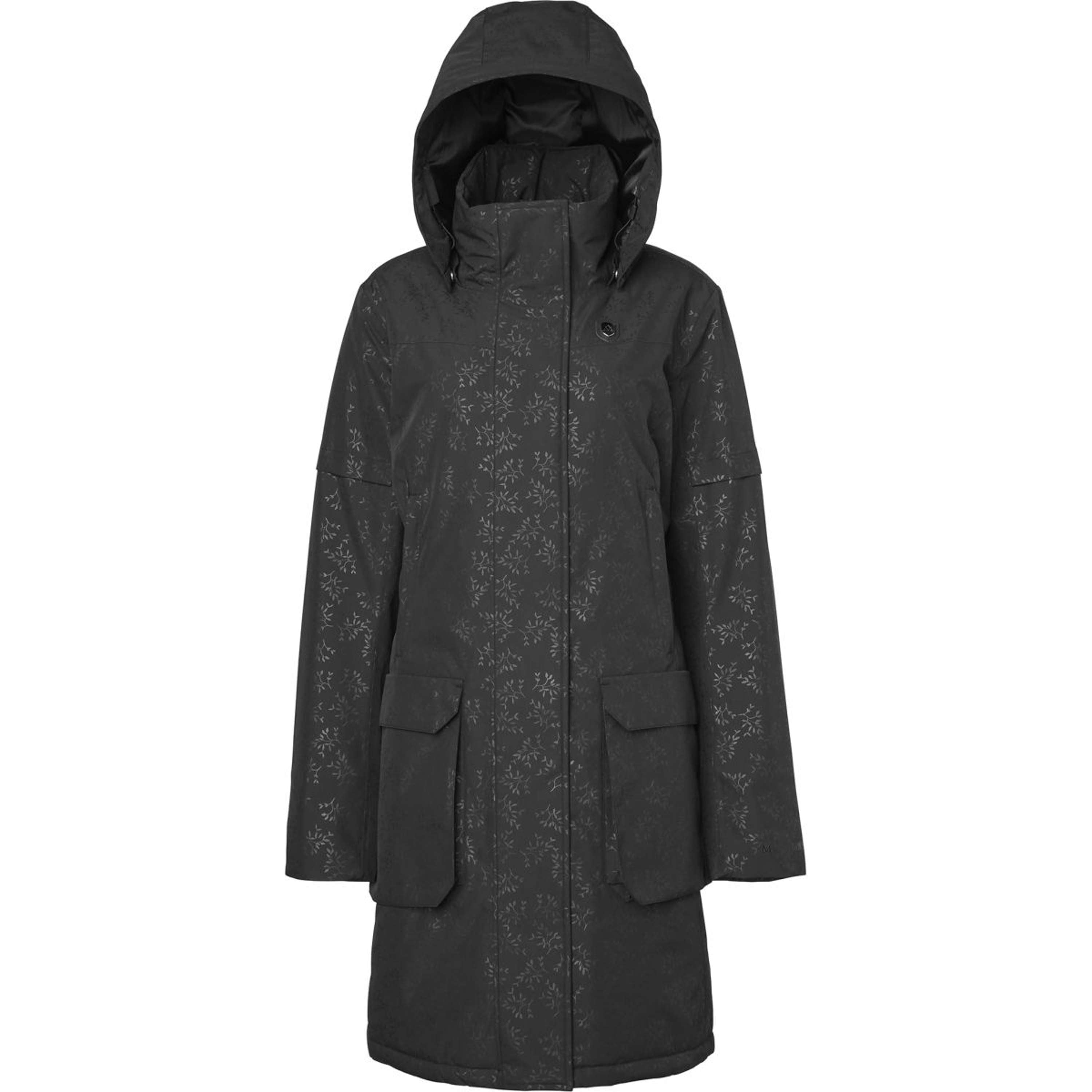 Mountain Horse Abrigo Largo Saga Black Leaf
