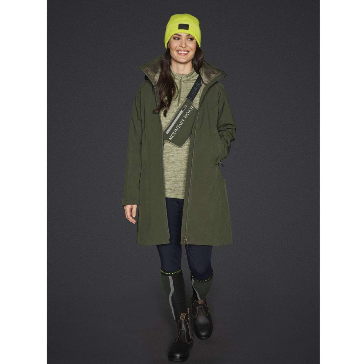Mountain Horse Chaqueta Stella Softshell Lang Verde