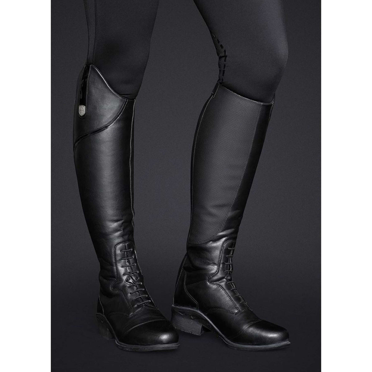 Mountain Horse Botas de Equitación Veganza Negro