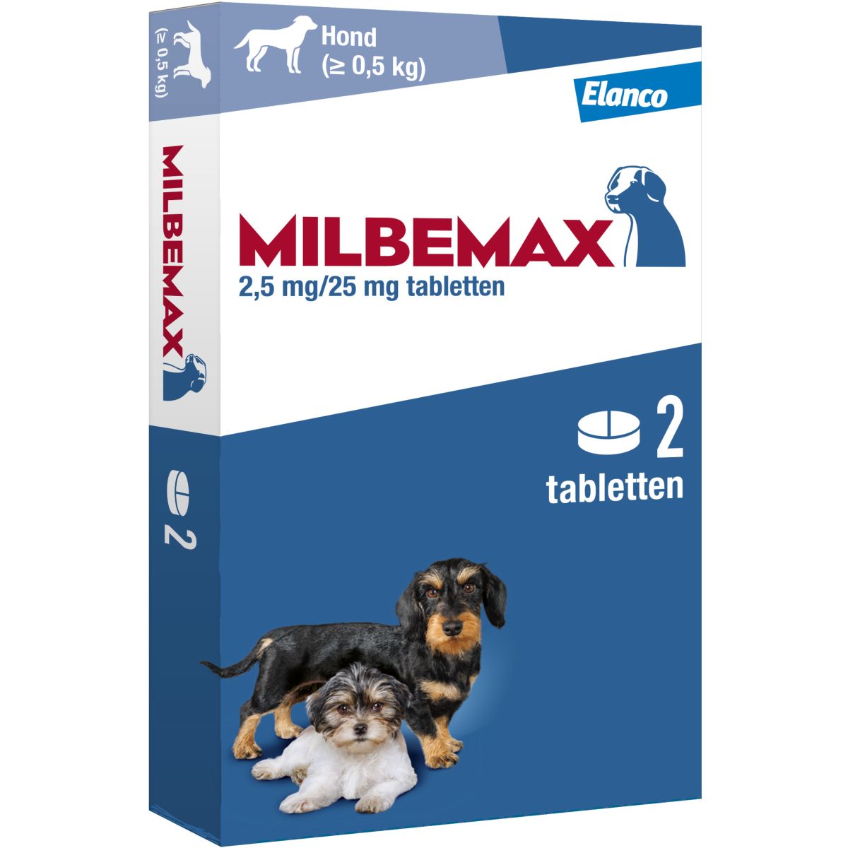 Milbemax Tableta Desparasitante Puppy/Klein 2 Tabletten