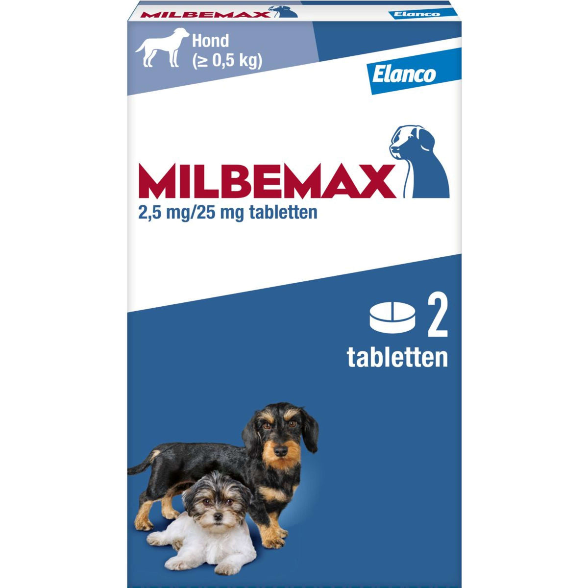 Milbemax Tableta Desparasitante Puppy/Klein 2 Tabletten