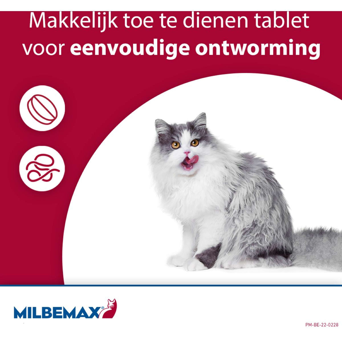 Milbemax Tableta Desparasitante Gato Grande 2 Comprimidos
