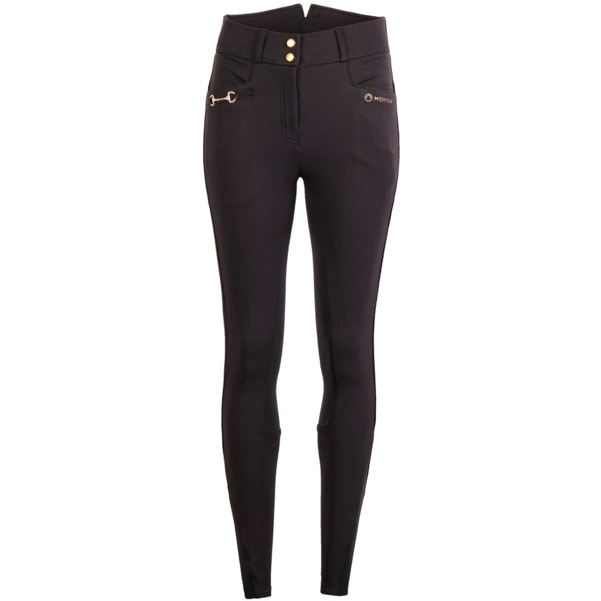 Montar Pantalones Molly Rosegold Highwaist FullGrip Negro