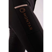 Montar Pantalón de Equitación Millie Rosegold FullGrip Negro