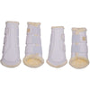 Montar Protectores de piernas Cuero Tech Blanco