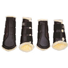 Montar Protectores de piernas Cuero Tech Marron