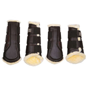 Montar Protectores de piernas Cuero Tech Marron