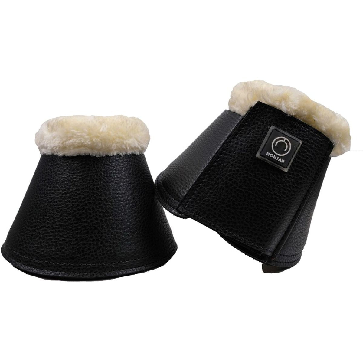 Montar Botas de Campana Smooth Juego de 2 de piel sintética Negro