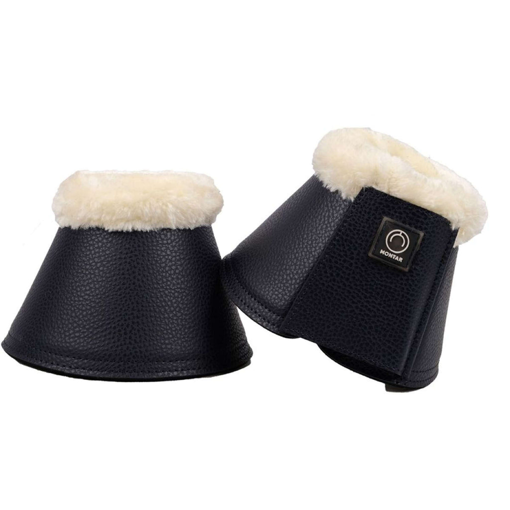 Montar Botas de Campana Smooth Juego de 2 de piel sintética Marino