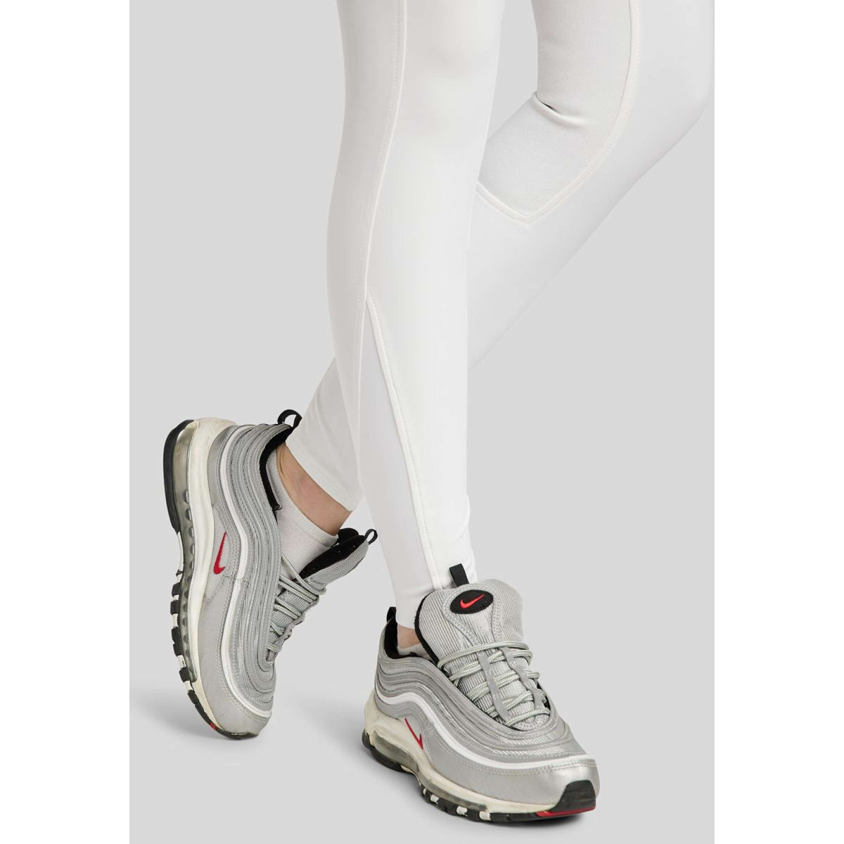 Montar Pantalones Molly Rosegold Highwaist FullGrip Blanco