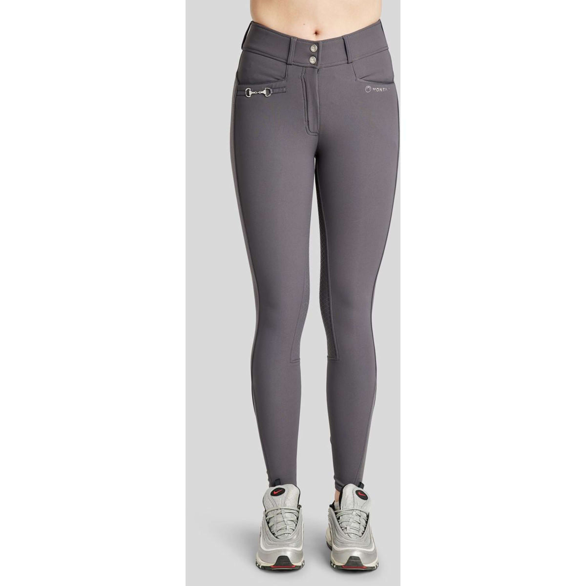 Montar Pantalón de Equitación Molly Highwaist Gris