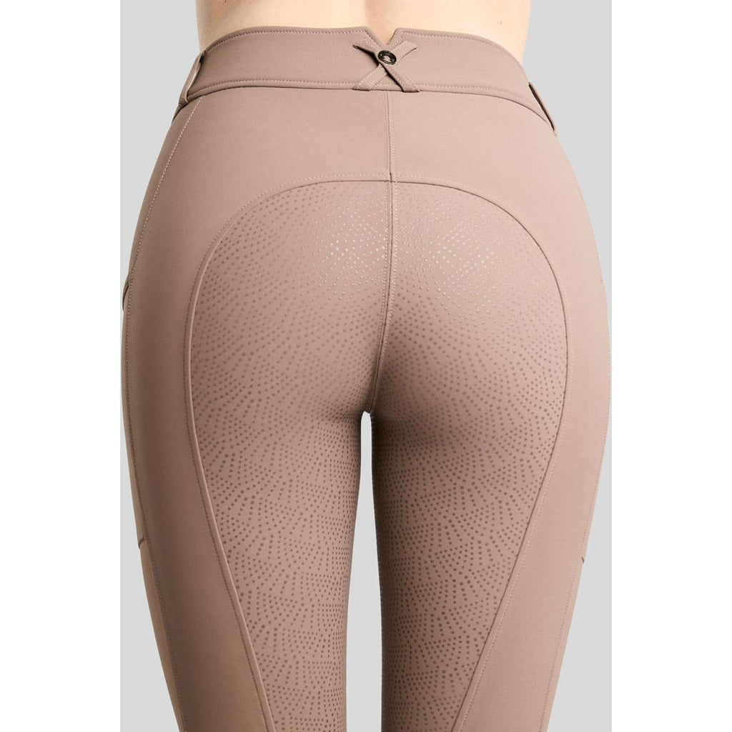 Montar Pantalón de Equitación MoMegan Full Grip Nougat Brown
