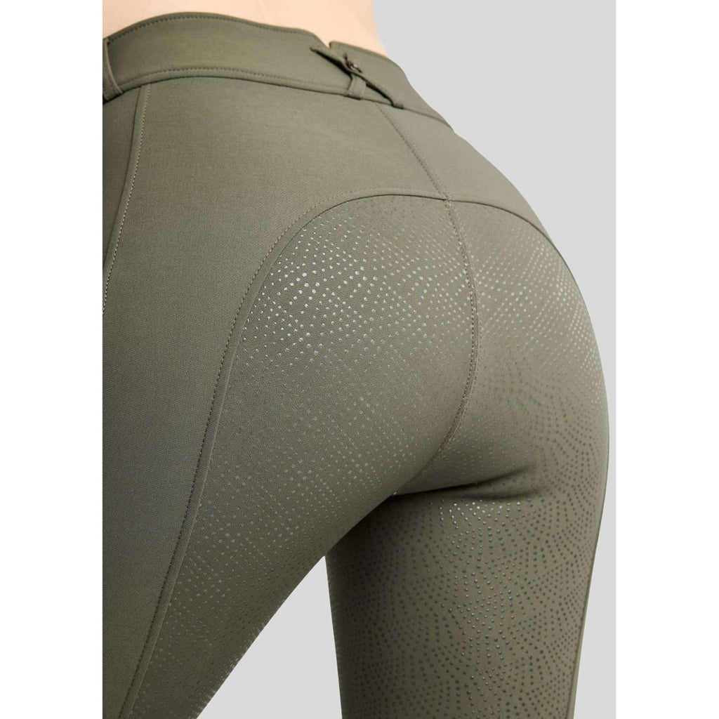 Montar Pantalón de Equitación MoMegan Full Grip Forest Green
