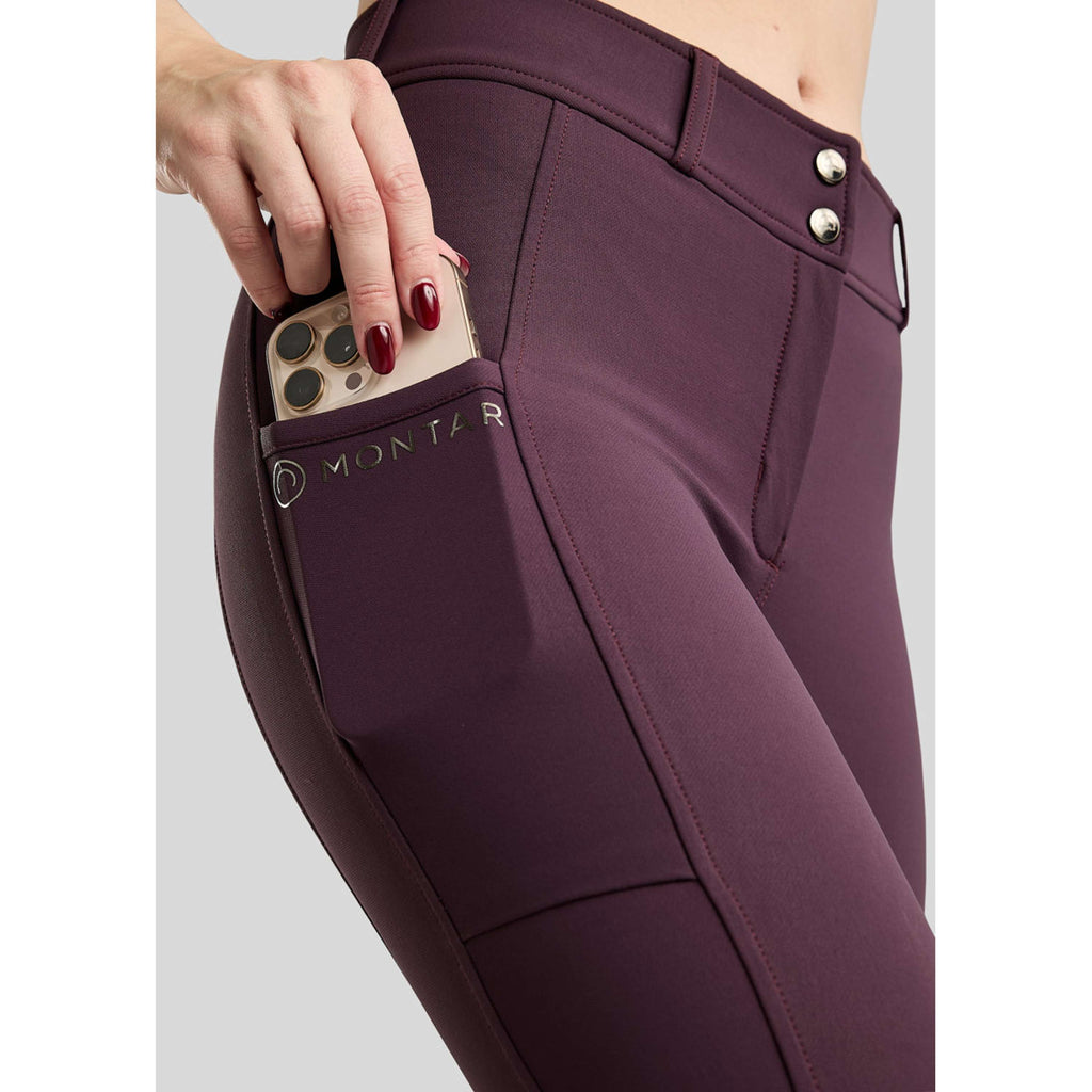 Montar Pantalón de Equitación Megan Full Grip Fig