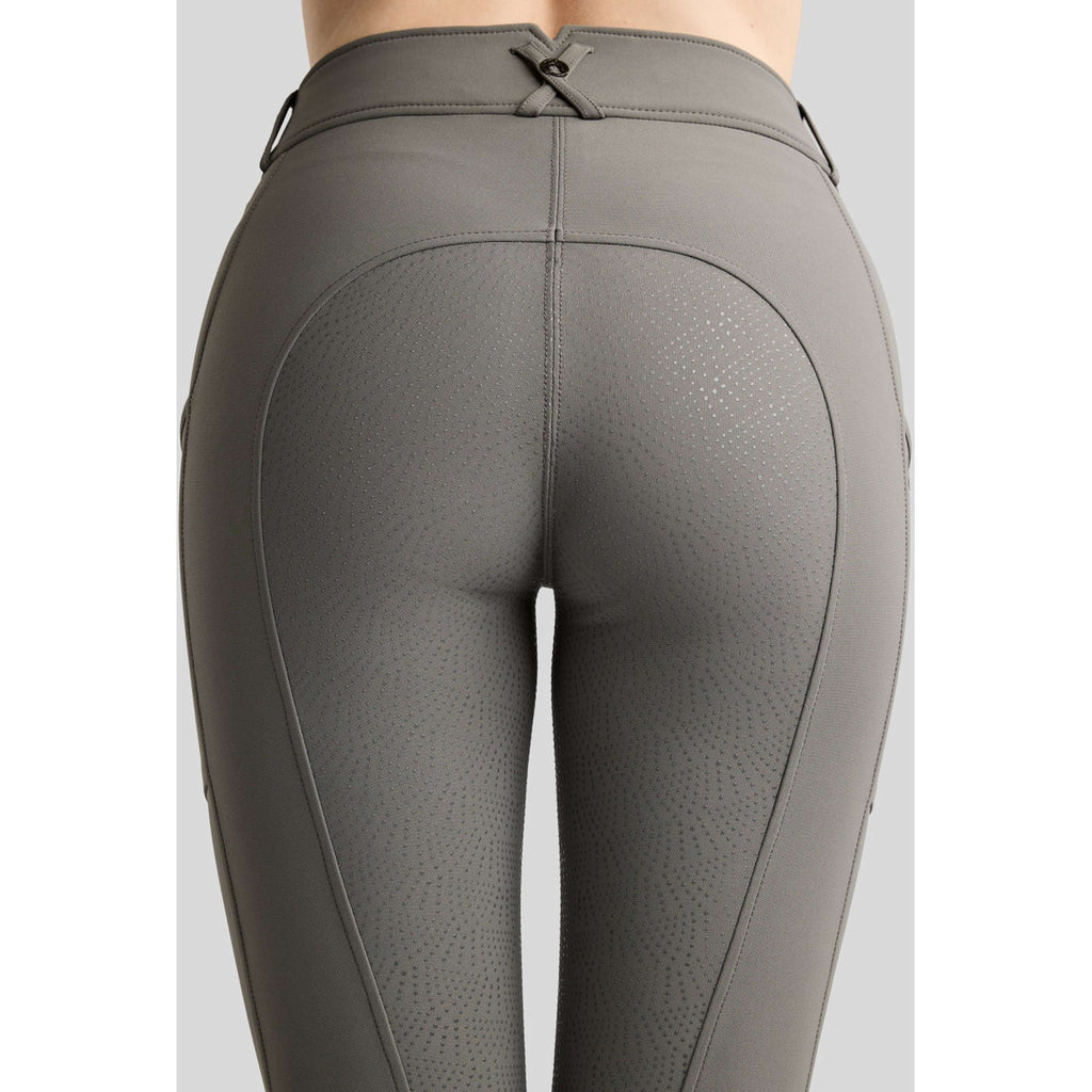 Montar Pantalón de Equitación Megan Full Grip Gris