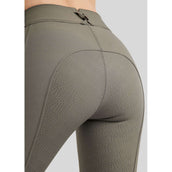 Montar Pantalón de Equitación Megan Full Grip Gris