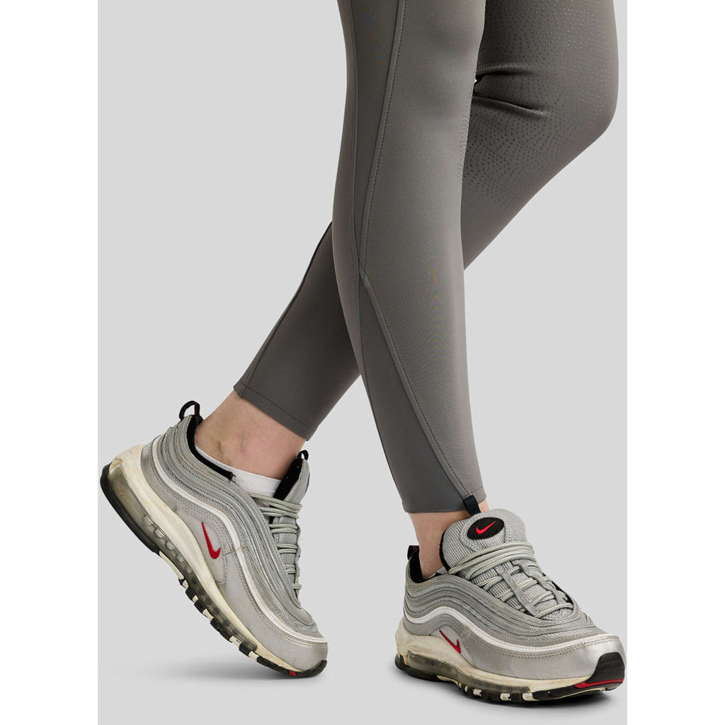 Montar Pantalón de Equitación Megan Full Grip Gris